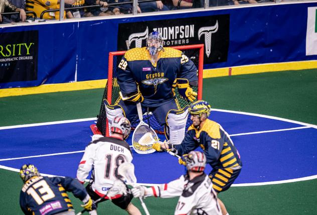 Georgia Swarm goaltender Kevin Orleman