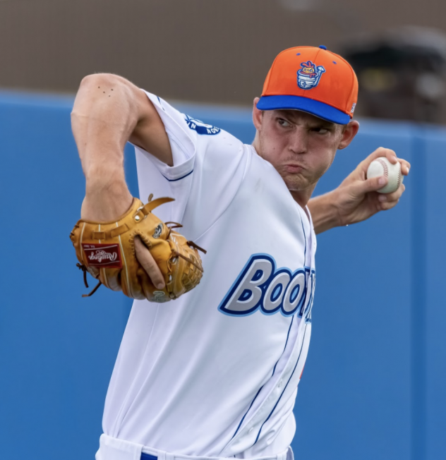 Green Bay Booyah pitcher Jack Mahoney