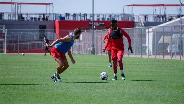 Phoenix Rising FC in training