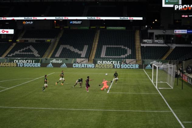 Seattle Sounders FC Peruvian forward Raul Ruidiaz bagged his third and fourth strikes of 2020