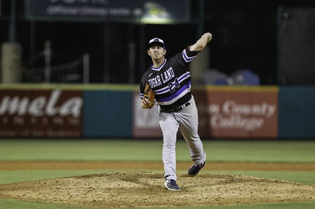 Pitcher Zac Rosscup with the Sugar Land Lightning Sloths