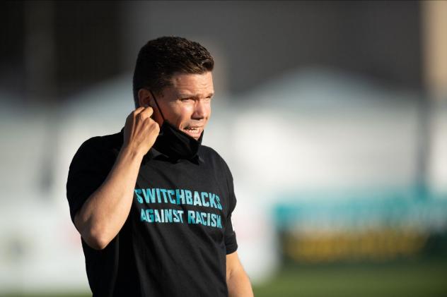 Colorado Springs Switchbacks FC coach Alan Koch