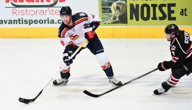 Former Peoria Rivermen defenseman Tyler Amburgey