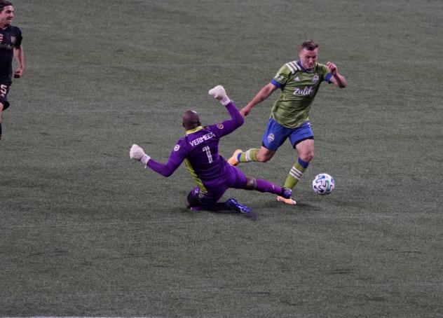Jordan Morris of Seattle Sounders FC recorded a brace in a victory over LAFC
