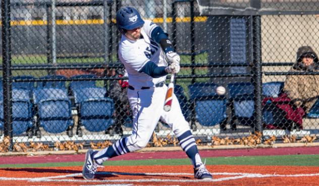 Infielder Anthony Palermo with St. Joseph's College in Brooklyn