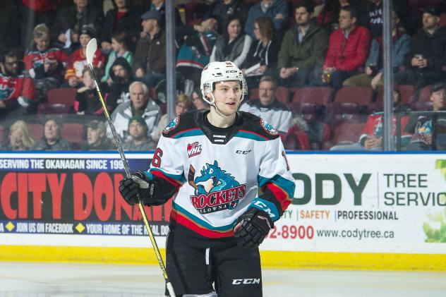 Kelowna Rockets forward Michael Farren