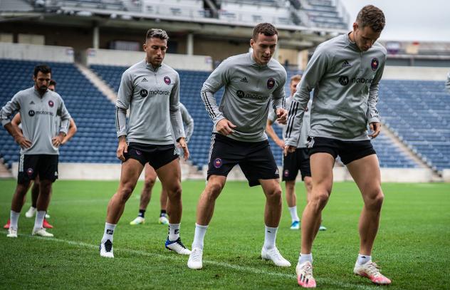 Chicago Fire FC in training