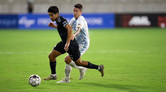 Louisville City FC in action