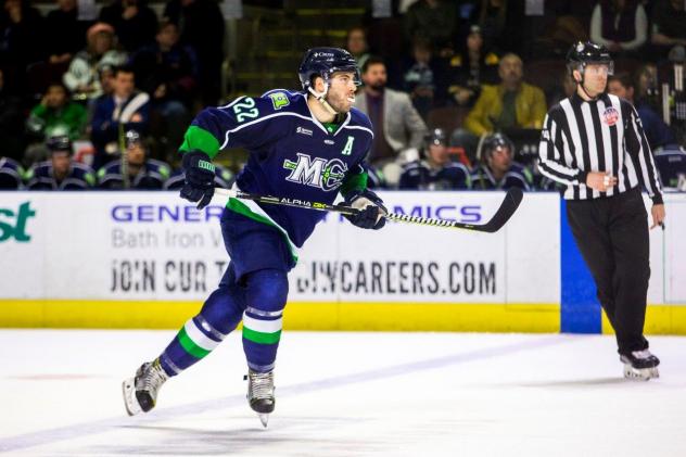 Maine Mariners defenseman Marc-Olivier Crevier-Morin
