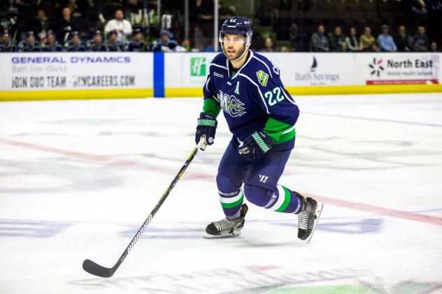 Maine Mariners defenseman Marc-Olivier Crevier-Morin