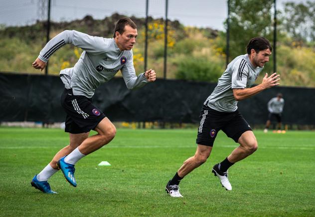 Chicago Fire FC in training