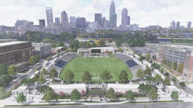 American Legion Memorial Stadium, future home of Charlotte Independence