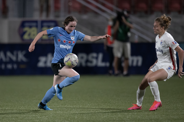Michele Vasconcelos with the Chicago Red Stars