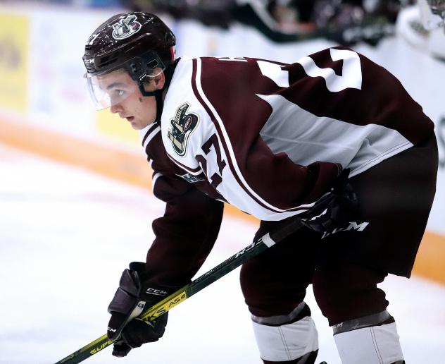 Peterborough Petes forward Brady Hinz
