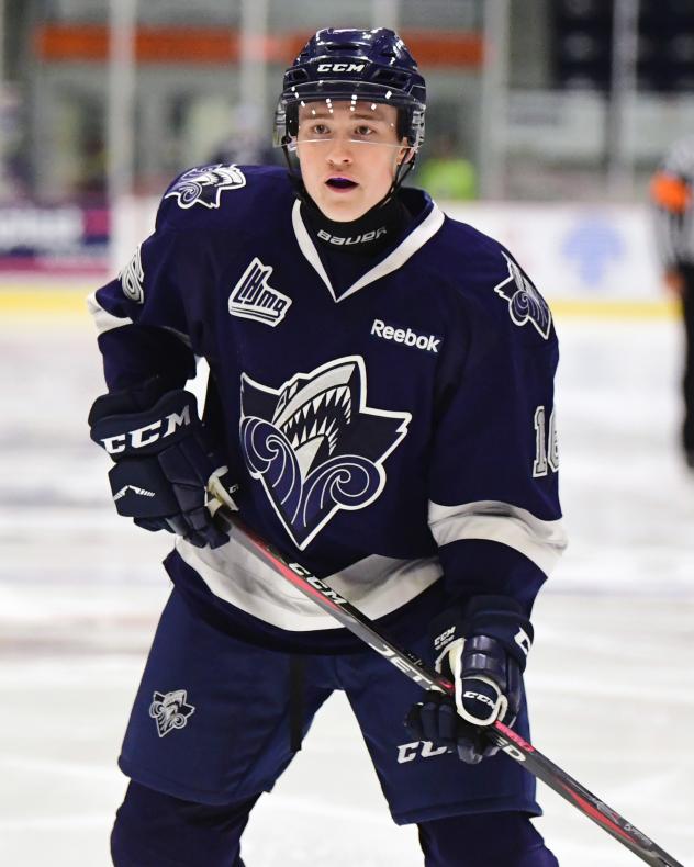 Nikolai Mayorov with the Rimouski Oceanic