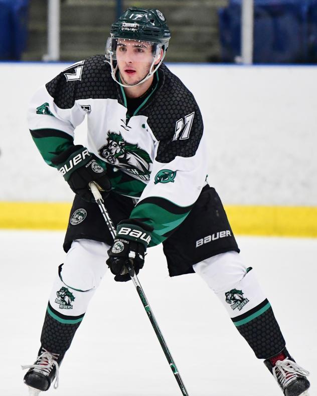 Jordan Tonelli with the Cedar Rapids RoughRiders