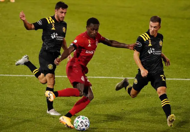 Toronto FC defender Richie Laryea vs. Columbus Crew SC