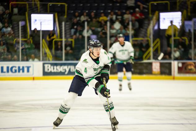 Florida Everblades defenseman Theo Calvas