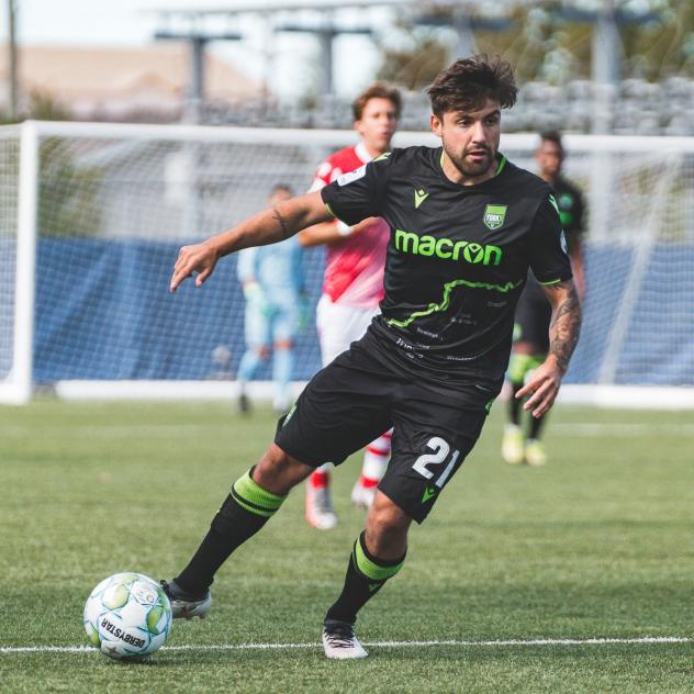 York9 FC winger Michael Petrasso