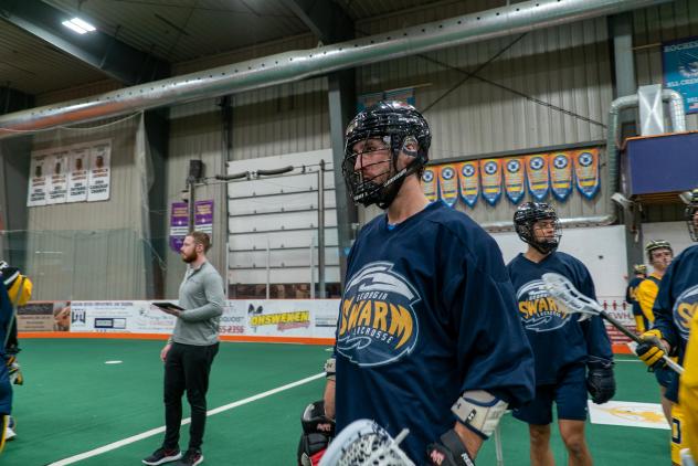 Georgia Swarm defenseman Justin Lemcke