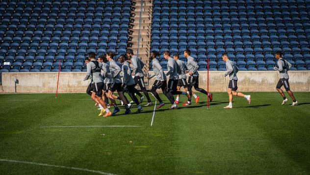 Chicago Fire FC in training
