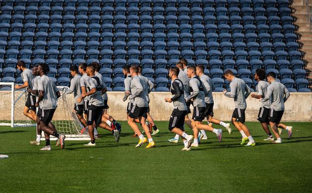 Chicago Fire FC in training