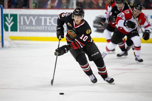 Forward Kevin Dufour with the Indy Fuel