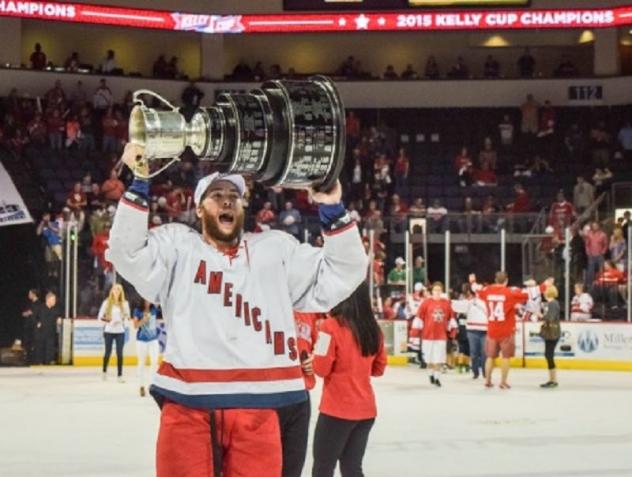 Allen Americans forward Dyson Stevenson