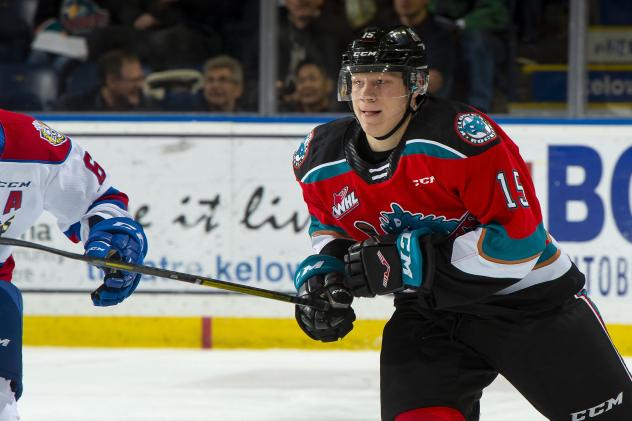 Kelowna Rockets forward Dallon Wilton