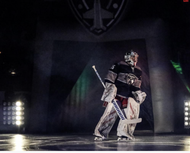 Pensacola Ice Flyers goaltender Chase Perry