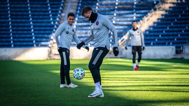 Chicago Fire FC in training