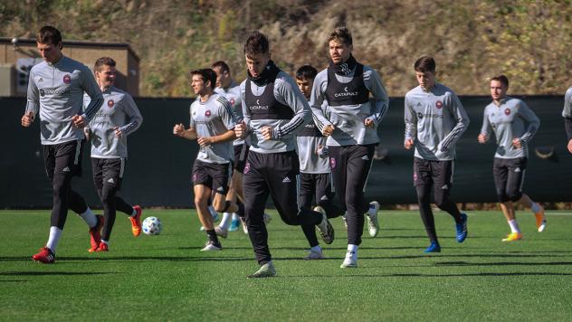 Chicago Fire FC in training