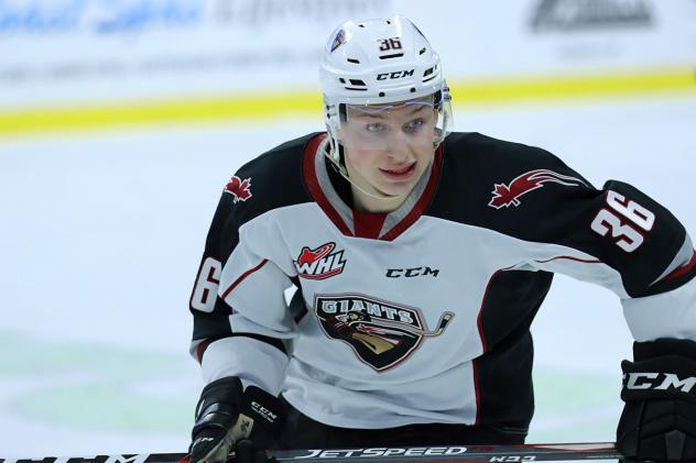 Vancouver Giants forward Justin Lies