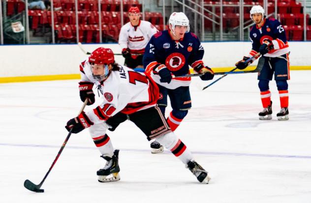 New Jersey Titans forward Matthew Iasenza vs. the Northeast Generals