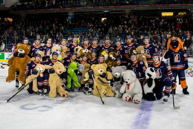 Kamloops Blazers' Teddy Bear Toss