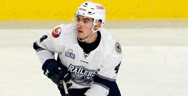 Defenseman Patrick McNally with the Worcester Railers
