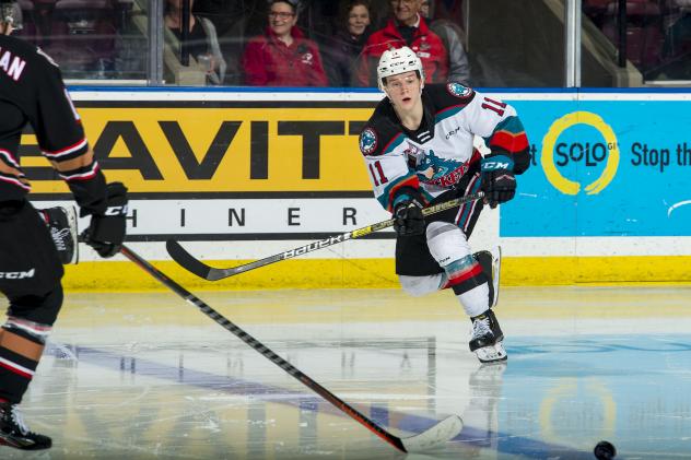 Kelowna Rockets forward Pavel Novak