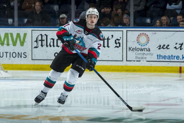 Kelowna Rockets defenceman Jake Lee