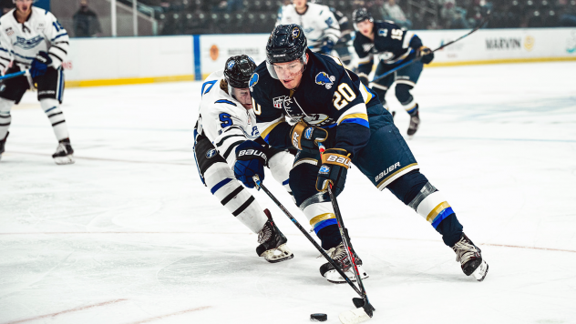 Sioux Falls Stampede forward Jack Smith vs. the Fargo Force