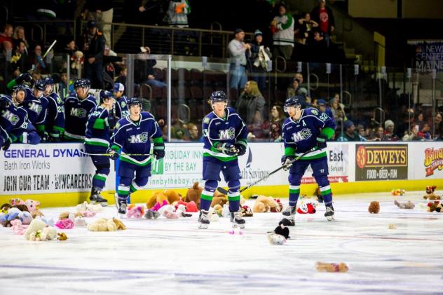 Maine Mariners Teddy Bear Toss