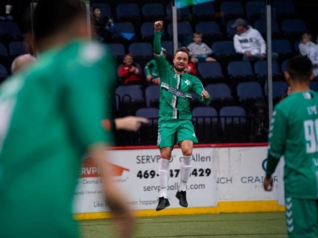 Dallas Sidekicks celebrate a goal