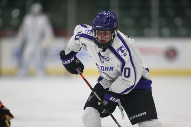 Tri-City Storm forward Hunter Strand