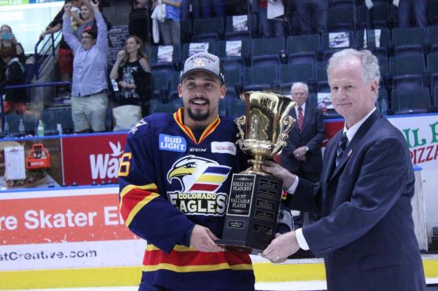 Forward Sign Michael Joly with the Colorado Eagles