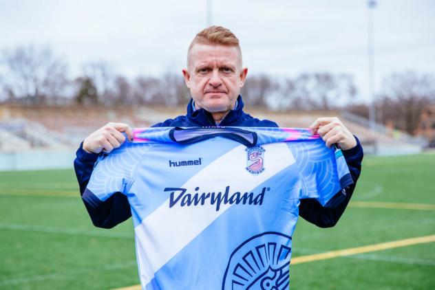 Forward Madison FC head coach Carl Craig