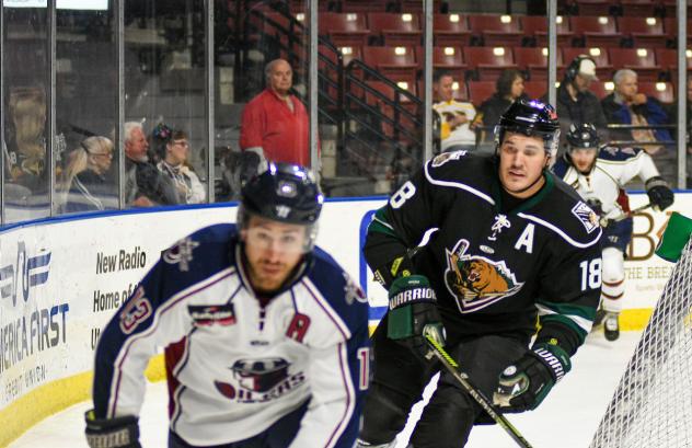 Utah Grizzlies defenseman Teigan Zahn