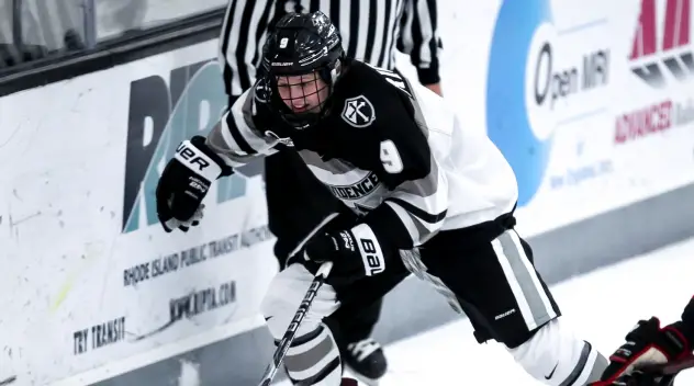 Forward Meaghan Pickard with Providence College