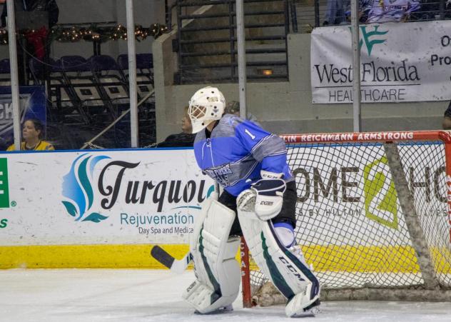 Pensacola Ice Flyers goaltender Jake Kupsky