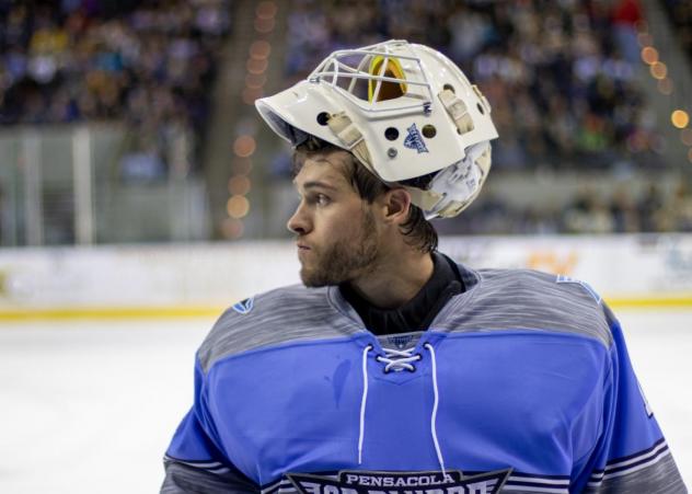 Pensacola Ice Flyers goaltender Jake Kupsky