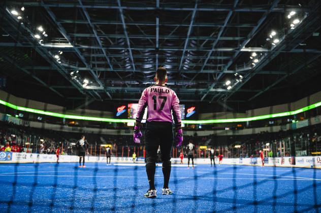 St. Louis Ambush goalkeeper Paulo against the Kansas City Comets
