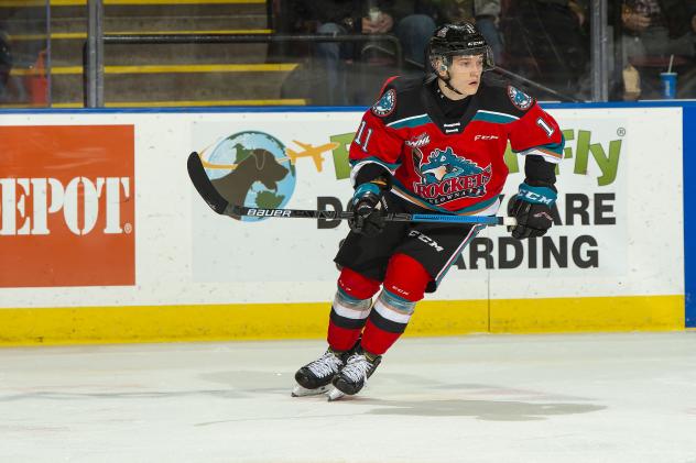 Pavel Novak of the Kelowna Rockets